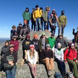 Compass School Photo - Mountain Day is an annual event -- all grades hike to the top of a local mountain with the staff and faculty, and families are welcome, too.